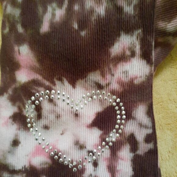 NWOT Undeebandz Tie-dye Studded 86"x10" long Scarf - Picture 4 of 4